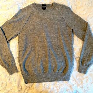 J.Crew Small Slim Grey Cotton Sweater